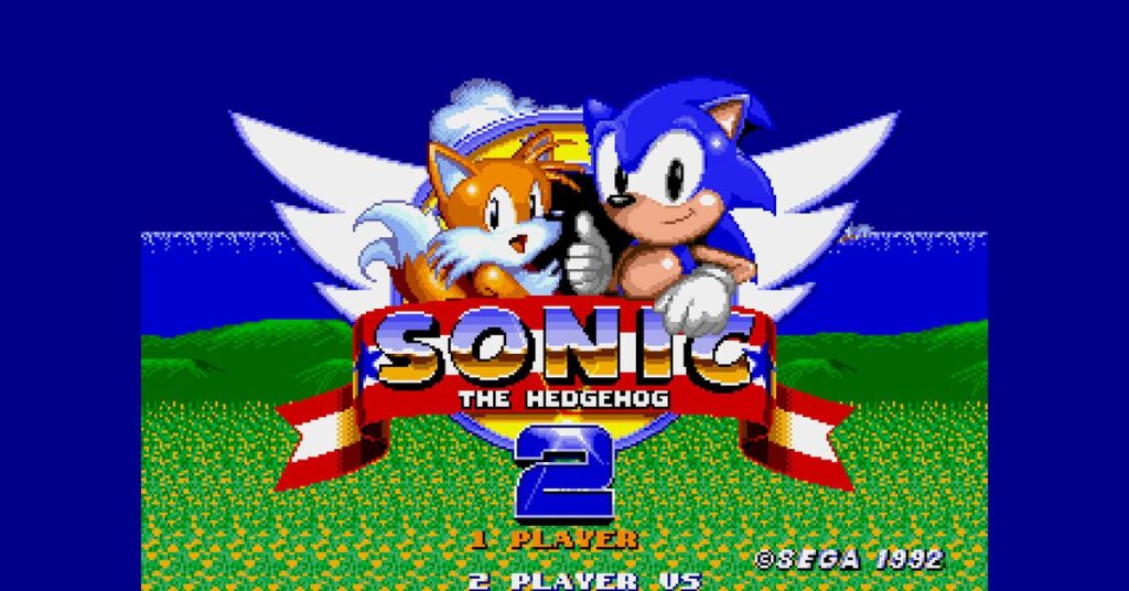 90s Video Games - Sonic the Hedhog 2 - Beer Babes Burgers